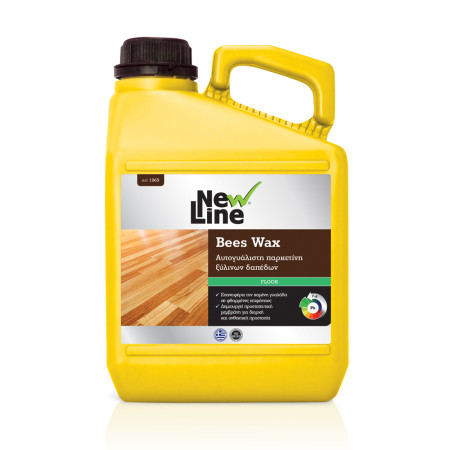 Παρκετίνη υγρή για ξύλινα πατώματα NEW LINE Bees Wax - 3L 90379