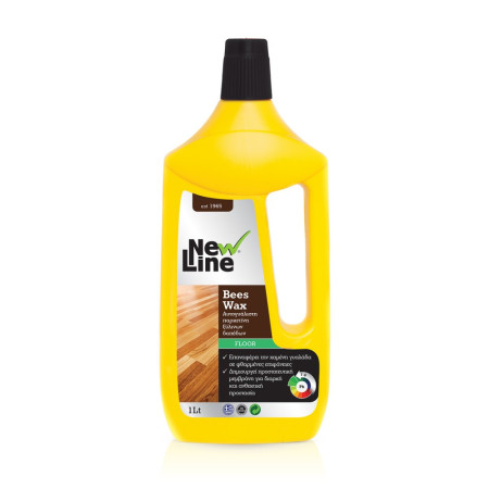 Παρκετίνη υγρή για ξύλινα πατώματα NEW LINE Bees Wax - 1L 90069