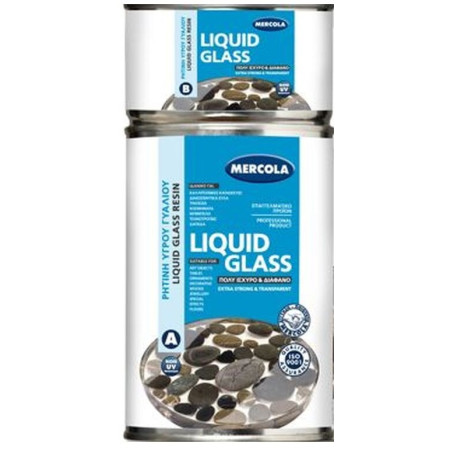 Mercola Liquid Glass ΡΗΤΙΝΗ ΥΓΡΟΥ ΓΥΑΛΙΟΥ ΕΠΙΣΤΡΩΣΗΣ ΚΑΙ ΧΥΤΕΥΣΗΣ ΕΩΣ 2Cm 3kg 1804
